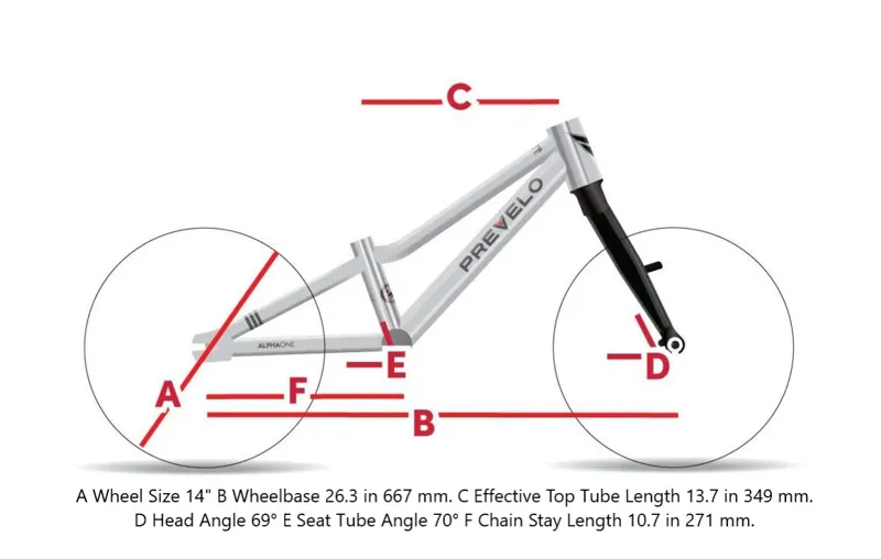Prevelo Alpha One 14 Inch Kids Complete Bike Purple-7
